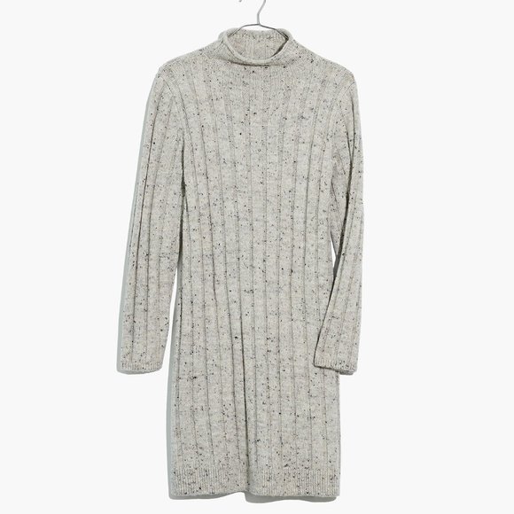 Madewell Women's Donegal Rolled Mock-neck Sweater - Picture 1 of 15